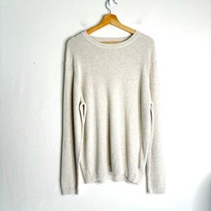 NN07 No Nationality Julian Crewneck Sweater Light Khaki Size XL EUC